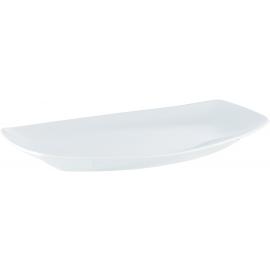 Plate - Oval - Convex - Porcelain - Porcelite - 28cm (11&quot;)