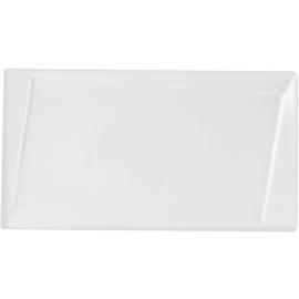 Plate - Rectangular - Twist - Porcelain - Porcelite - 29cm (11.25")