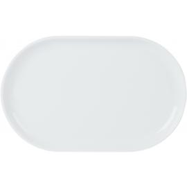 Plate - Oval - Narrow - Porcelain - Porcelite - 30cm (12&quot;)