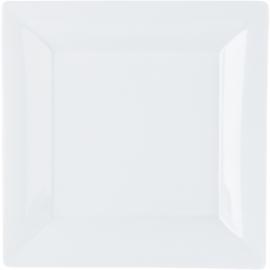 Square Plate - Deep - Porcelain - Porcelite - 27cm (10.5")