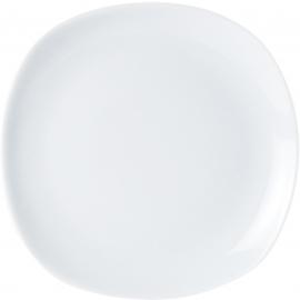 Soft Square Plate - Porcelain - Porcelite - Squared - 16cm (6.25")