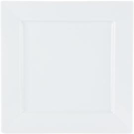 Square Plate - Flat - Porcelain - Porcelite - 27cm (10.5&quot;)