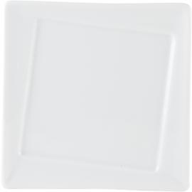 Square Plate - Twist - Porcelain - Porcelite - 13cm (5")