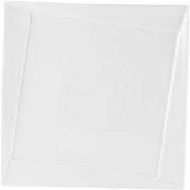 Square Plate - Twist - Porcelain - Porcelite - 29cm (11.5")