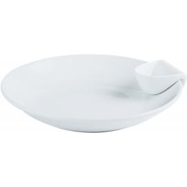 Dip Dish - Clip On - Porcelain - Porcelite - Creations - 7.5x6.5cm (3x2.5&quot;)