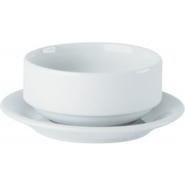 Soup Bowl - No Handles - Porcelain - Porcelite - 28cl (10oz)