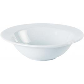 Round Bowl - Stone Rimmed - Porcelain - Porcelite - 16cm (6.25&quot;) - 22cl (8oz)