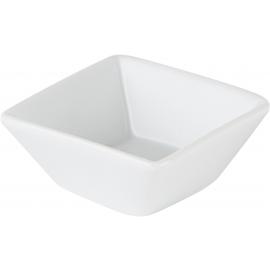 Dip Dish - Square - Twist - Porcelain - Porcelite - 6cm (2.25")