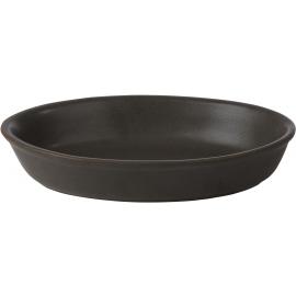 Dish - Oval - Porcelain - Porcelite - Rustic Brown - 21cm (8.25&quot;) - 48cl (17oz)