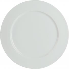 Wide Rim Plate - Flat - Porcelain - Porcelite - Prestige - 30cm (11.75&quot;)