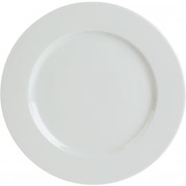 Wide Rim Plate - Porcelain - Porcelite - Prestige - 27cm (10.5&quot;)