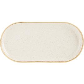 Plate - Narrow Oval - Seasons - Oatmeal - 30cm (12")