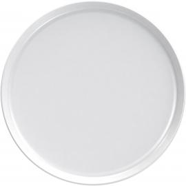 Round Plate - Low Profile - Porcelain - Nordika - White - 32cm (12.5")