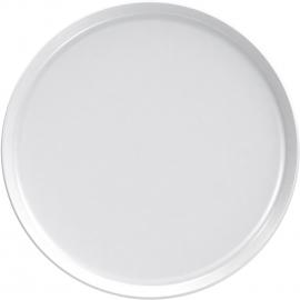 Round Plate - Low Profile - Porcelain - Nordika - White - 28cm (11")