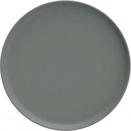 Round Plate - Low Profile - Porcelain - Nordika - Grey - 32cm (12.5")