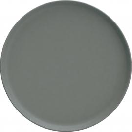 Round Plate - Low Profile - Porcelain - Nordika - Grey - 28cm (11")