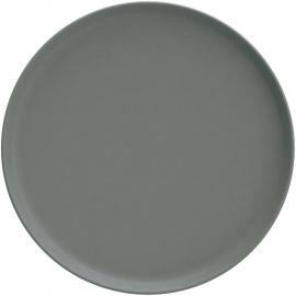 Round Plate - Low Profile - Porcelain - Nordika - Grey - 22cm (8.75")