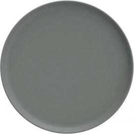 Round Plate - Low Profile - Porcelain - Nordika - Grey - 10cm (4")