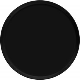 Round Plate - Low Profile - Porcelain - Nordika - Black - 32cm (12.5")