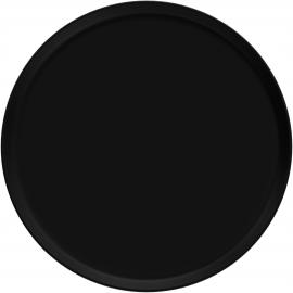 Round Plate - Low Profile - Porcelain - Nordika - Black - 28cm (11")