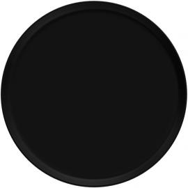 Round Plate - Low Profile - Porcelain - Nordika - Black - 10cm (4")