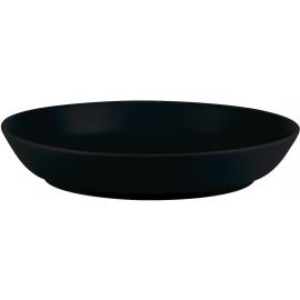 Round Plate - Deep - Porcelain - Nordika - Black - 24cm (9.5") - 65cl (23oz)