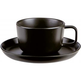 Beverage Cup - Porcelain - Nordika - Black - 24cl (8.5oz)