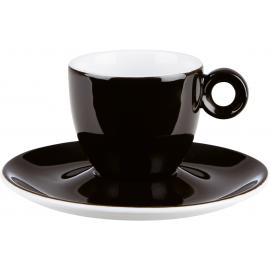 Espresso Cup - Porcelain - Caf&#233; - Black - 8.5cl (3oz)