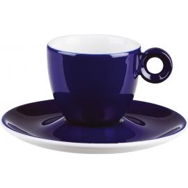 Espresso Cup - Porcelain - Caf&#233; - Dark Blue - 8.5cl (3oz)