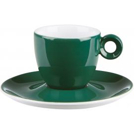 Espresso Saucer - Porcelain - Caf&#233; - Dark Green - 12.5cm (5")