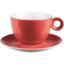 Beverage Cup - Bowl Shaped - Porcelain - Caf&#233; - Red - 23cl (8oz)