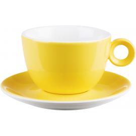 Beverage Cup - Bowl Shaped - Porcelain - Caf&#233; - Yellow - 23cl (8oz)