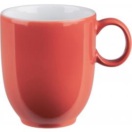 Beverage Mug - Porcelain - Caf&#233; - Red - 36.5cl (13oz)