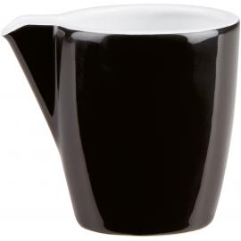 Milk Jug - Porcelain - Caf&#233; - Black - 16cl (5.5oz)