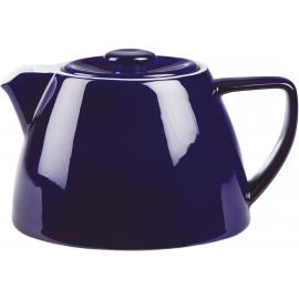 Teapot - Porcelain - Caf&#233; - Dark Blue - 66cl (23.25oz)