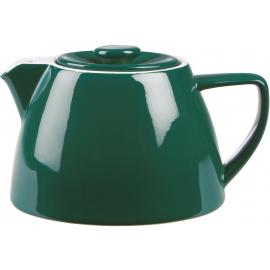 Teapot - Porcelain - Caf&#233; - Dark Green - 66cl (23.25oz)