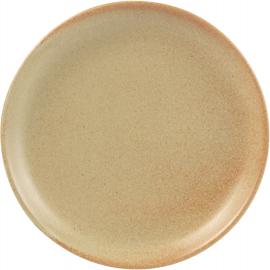 Round Plate - Stoneware - Flame - 27cm (10.5")