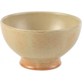 Round Bowl - Footed - Stoneware - Flame - 42.5cl (15oz)