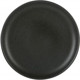 Round Plate - Stoneware - Carbon - 27cm (10.5")