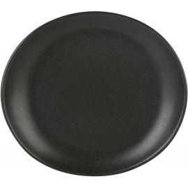 Plate - Oval - Bistro - Stoneware - Carbon - 29.5cm (11.5")