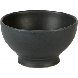 Round Bowl - Footed - Stoneware - Carbon - 42.5cl (15oz)