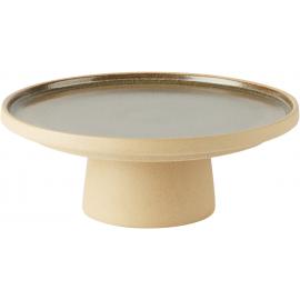 Signature Plate - Footed - Stoneware - Fawn - 20cm (8")