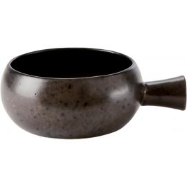 Round Bowl - Handled - Stoneware - Ironstone - 12.5cm (5") - 56cl (19.75oz)