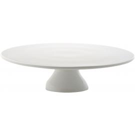 Cake Plate - Pedestal - Porcelain - White - 33cm (13&quot;)