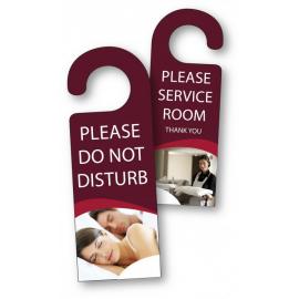 Please Do Not Disturb - Please Service Room - Hanging Door Sign - 10.2cm (4&#39;&#39;)