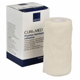 Cohesive Fixation Bandage - White - Curi-Med - 10cm x 4m