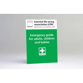 First Aid CPR Guidance Leaflet - 8 Page