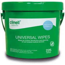 Universal Sanitising Wipes - Bucket - Clinell - 225 Wipes
