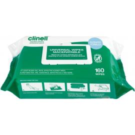 Universal Sanitising Wipes - Maceratable - Clinell - 160 Wipes