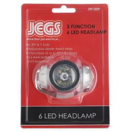 Headlight LED Torch - No Batteries - JEGS